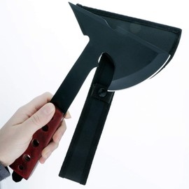 Universal Full Tang Spiked Axe Tomahawk Wooden Handle Ultra Lightweight Tactical