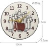 Rhythm ZC971MT03 Wall Clock, 5.1 x 1.4 inches (13 x