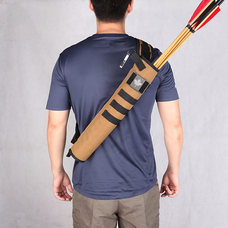 KRATARC Archery Lightweight Back Arrow Quiver Dual Use Hip Arrows