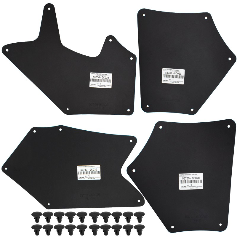 XUKEY Splash Shield For Toyota Tundra 2007-2020 Apron Seal Mud
