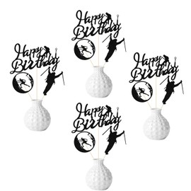 12Pcs Rock Climbing Centerpiece Sticks,Climber Themed Birthday Party Decorations,Climbing Birthday Party Decorations,Climber Sport Theme Party Supplies Black