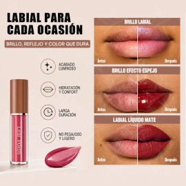12 Colores Labiales Mate Larga Duracion Pintalabio 12 Colores