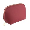 Kososuru Small Travel Cosmetic Bag Portable Makeup Bag PU Leather