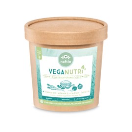 naftie VegaNutri Vitamin & Minerals Mix for Dogs - Multivitamins & Minerals - Vegan Food Additive - 500 g
