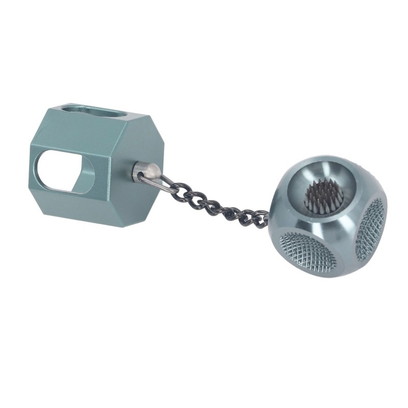 Billiard Chalk Holder Aluminum Alloy Portable Magnetic Pool Cue Chalk