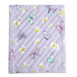 QOOMO Outdoor Puffy Camping Blanket,Puffy Waterproof Travel Blanket,Warm Cozy Picnic Blanket, Lightweight Packable for Backpacking, Beach Trips,Picnic,59"x79",Gift for Children