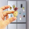 Mini-Kühlschrankmagnete aus Keramik, Vase, niedliche Pflanzen, Dekoration, Zubehör, DIY, Kühlschrankmagnete,