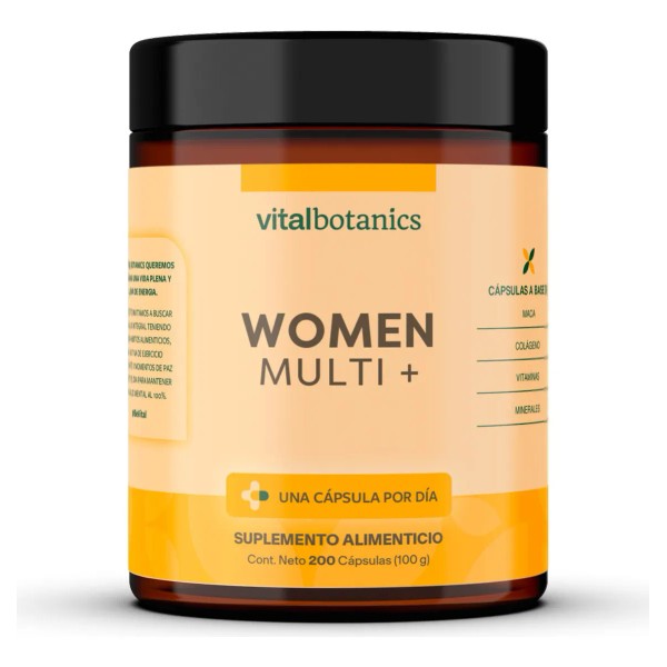 Multivitamínico para Mujer Women Multi + con 200 capsulas a