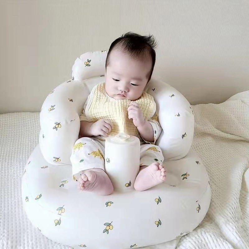 Multifunctional Baby PVC Inflatable Spine Protection Bathroom Sofa Learning Eating