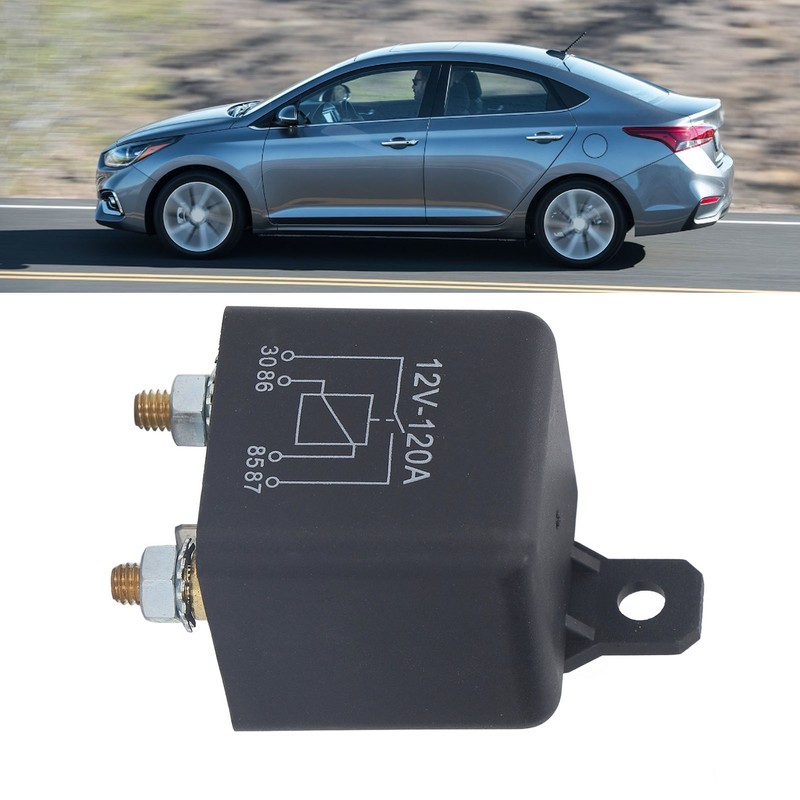 Starter Solenoid Car Start Relay Waterproof Brass Coil with Accessories