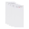 100 Set Car Coaster Packaging White Thick Coaster Display Cards