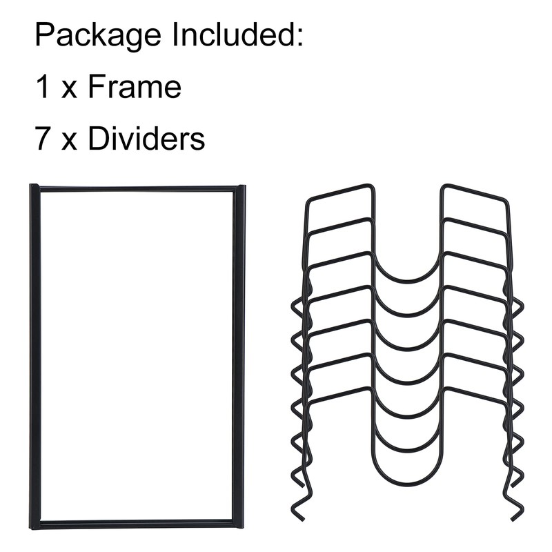 Toplife 7+ Lid Organizer, Adjustable Kitchen Cabinet Organizer for Cutting