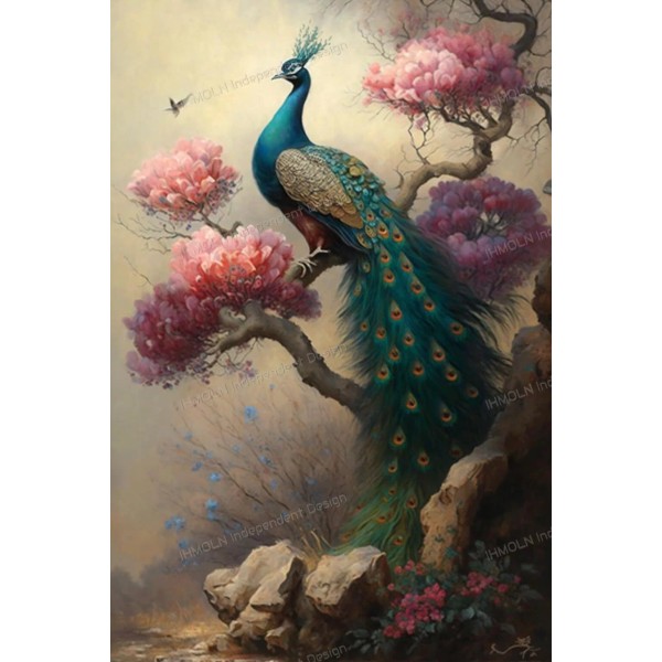 Revive Floral Serenity Diamond Painting Kit - Handcrafted Art with