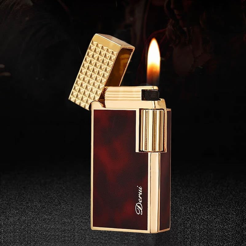 Classic Vintage Metal Lighter Small Kerosene Side Slide Ignition Lighter,