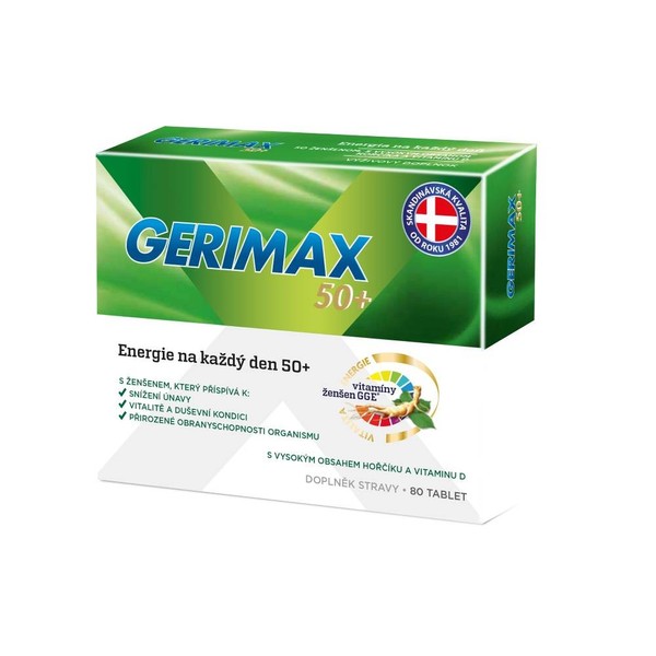 Categories:Pharmacy,The immune system Gerimax 50+ 80