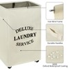 WOWLIVE Large Rolling Laundry Basket Wheels 90L Collapsible Tall Laundry