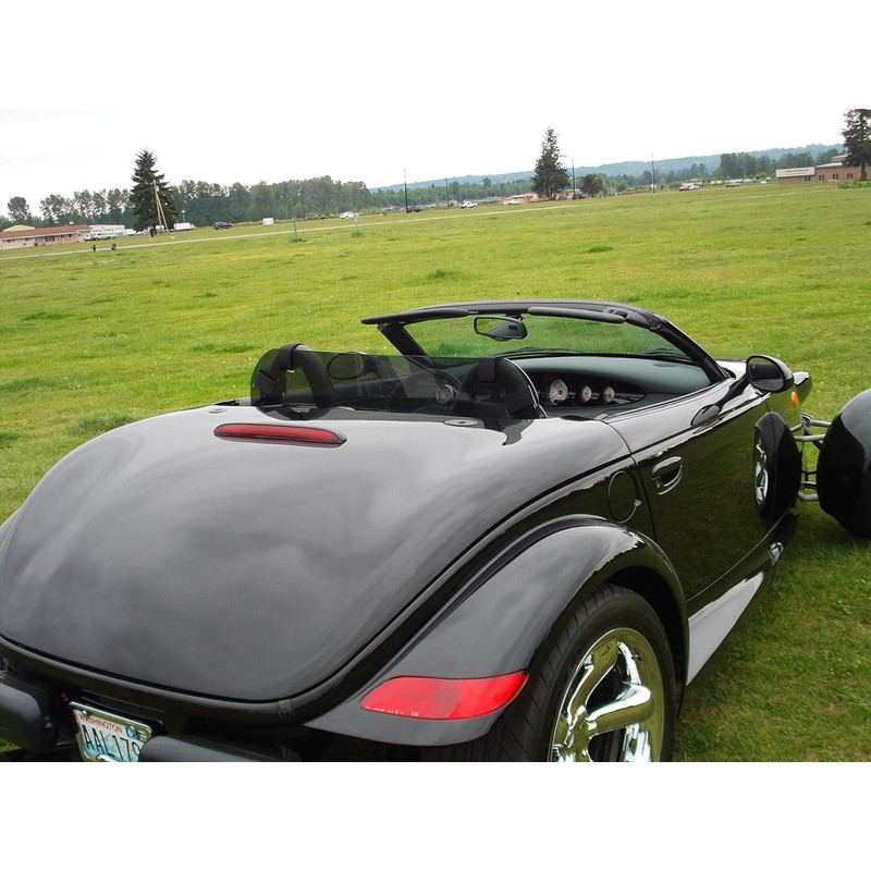 #1 Ranked Wind Deflector Windscreen Windstop Windblocker, Smoke Tint, Compatible