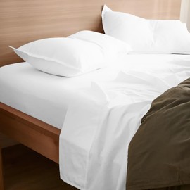 Kotton Culture 1000 Thread Count 100% Egyptian Cotton Full Sheet Set – 4 Piece Premium Hotel Luxury Bedding Soft Cooling Durable Bedsheet -15” Deep Pocket Wrinkle Resistant Sheets (Full, White)