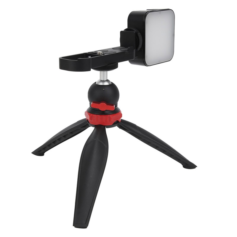 YELANGU Camera Desktop Tripod with Fill Light Mini Vlogging Kit