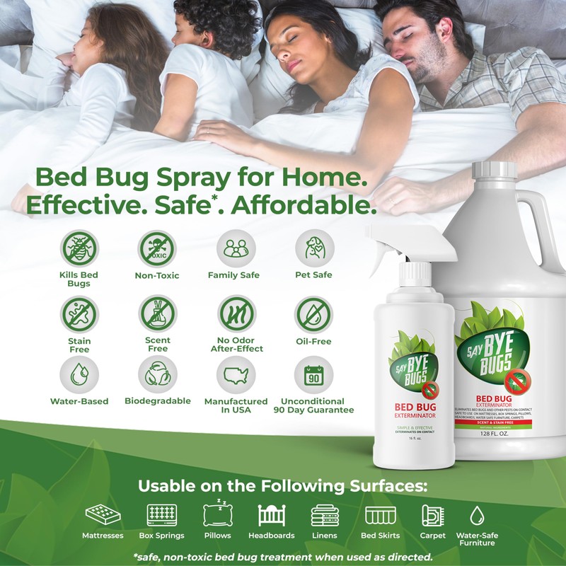 Bed Bug Spray for Getting Rid of Bed Bugs Permanently.