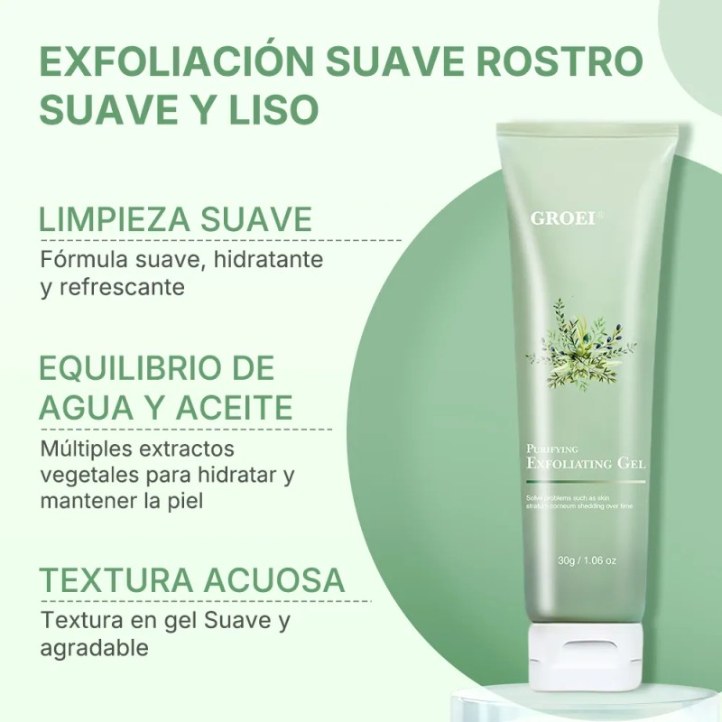 Gel Exfoliante Facial Suave Renovador De Piel Y Niacinamida 001