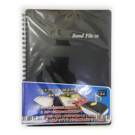 吉澤 PEACOCK バンドファイル ブラック BF1015-01