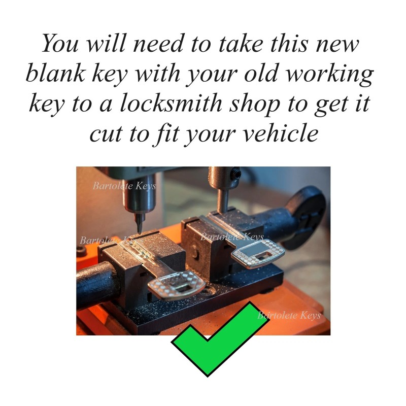 Ilco 2 Replacement Car Key Blanks For 2017 2018 2019