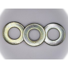 (Qty 30pcs) 1" inch Grade 8 SAE Extra Thick Heavy Duty Flat Washers 1 Inch ID 2 inch OD Multi-Purpose Comprehensive Hardware Fastener Assortment Kit Cit01936Riv