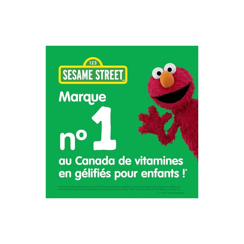 Webber Naturals Sesame Street Incredible Power Multi Kids Gummy by