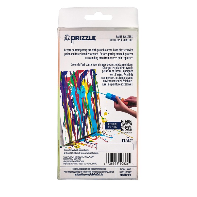FolkArt Drizzle, Easy to Use Foam Blasters Perfect for DIY