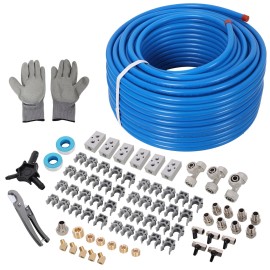 1/2" x 200ft Air Compressor Piping High Quality PEX-AL-PEX Tubing Air Hose Kit