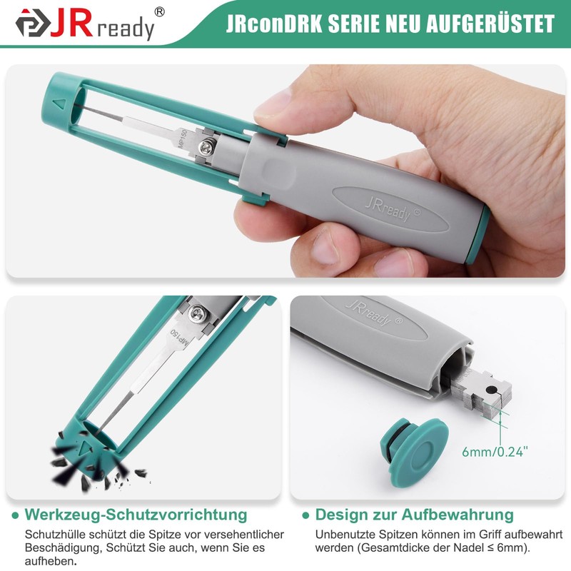 JRready JRconDRK21A10-02 Pin Tool Kit Release Tool with Protective Case