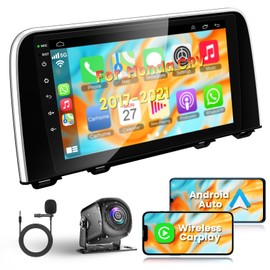 Android 13 Car Radio Upgrade for Honda CRV 2017 2018 2019 2020 2021, 9" Touchscreen with Wireless Carplay Android Auto,Car Stereo Bluetooth Navigation GPS WiFi FM Backup Camera 8 croe Head Unit,4+64G
