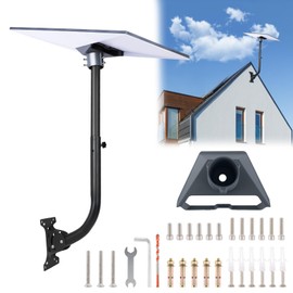 Starlink Gen 3 Mount, Upgraded Aluminum Alloy Starlink Gen 3 Mounting Kit, 360 Rotatable Roof /Wall Mount for V3 Starlink Standard Dish