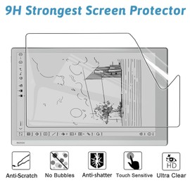 KUSINHOKA [2 Pack] Screen Protector for Onyx Boox Go,HD Scratch Resistant Sensitive No Bubbles Touch Sensitive PET Screen Protector,Transparent