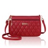 T.Y.ryanryan Women's Pouch, Shoulder Bag, Crossbody Shaped, Heart, Embroidered, PU,