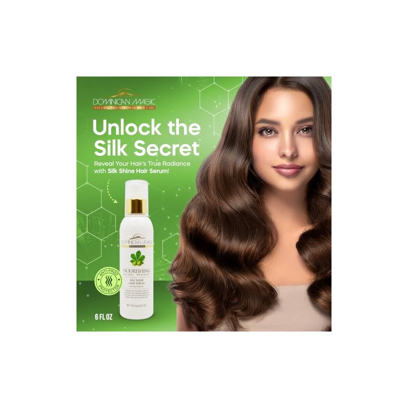 Dominican Magic Silk Shine Hair Serum, 6 Ounce
