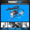 BraveWAY Mini Grill Driving Lights, Projector Fog Lights for Car/Truck/OffRoad/UTV/ATV/Motorcycle,