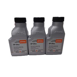 Stihl 3 Pack Synthetic Oil Mix 50:1 HP Ultra 2-Cycle 1 Bottle 2.6 oz = 1 Gal #G