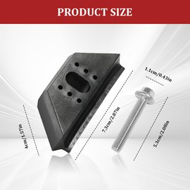 RGOAANC Battery Hold Down, Car Battery Holder, Base Clamp Battery Hold Down with 304 Stainless Steel Bolt Kit, Car Accessories Battery Hold Down Kit Compatible with Select GM Models, 14005061