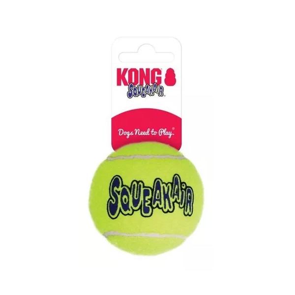 Kong Squeak Air Ball Medium Juguete Pelota Perro- Color Amarillo