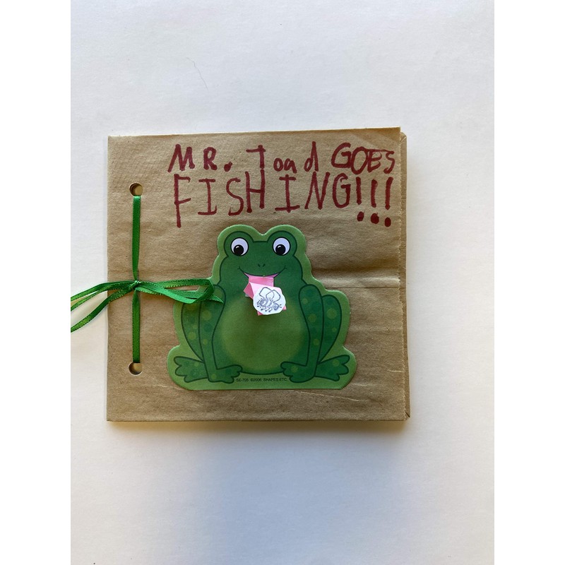 SHAPES ETC. 50 Sheets Frog Large Notepad 5inx7in, Amphibian, Cute