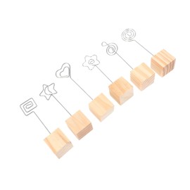 Operitacx 2 Sätze Ständer Für Nachrichtenordner Willkommensschild Schreibtisch Dokumentenhalter Clip Fotohalter Memoboard Ständer Mini Mini Schilderhalter 6 Stücke * 2