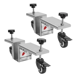 Door Installation Tool, Installation Tool for Doors 1.375 to 1.75 Inches Thick 500lbs,Door Installation Tool Kit,Heavy Door Dolly and Door Board Lifter,Door Hanging Jig Kit with wheel brakes (2 Pcs)