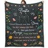Best Friend Birthday Gifts for Women, Bestie Gifts Throw Blanket,