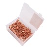 250Pcs Horseshoe Nails Copper Plated Rustproof Equestrian Riding Equipment Pet