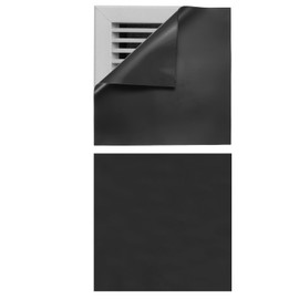 PATIKIL Square Magnetic Vent Covers 10x10 Inch, 2 Pcs Floor Air Vent Blocker Covers Register Sound Proof Cover for Home Floor Wall Ceiling, Black
