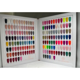 4Ever Nail Polish Color Book 4 in 1 Collection, 180 Colors