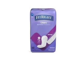 FitRight Bladder Control Liners for Women, Postpartum Incontinence Liners, Regular Length, Very Light Absorbency Feminine Care, Wetness Protection, 40 Count x 12 Bags (480 Count Total)