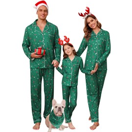 iClosam Family Jammies Matching Holiday Pajamas